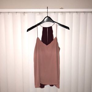 Express Pink/Burgundy *Reversible* Tank Top, size Small